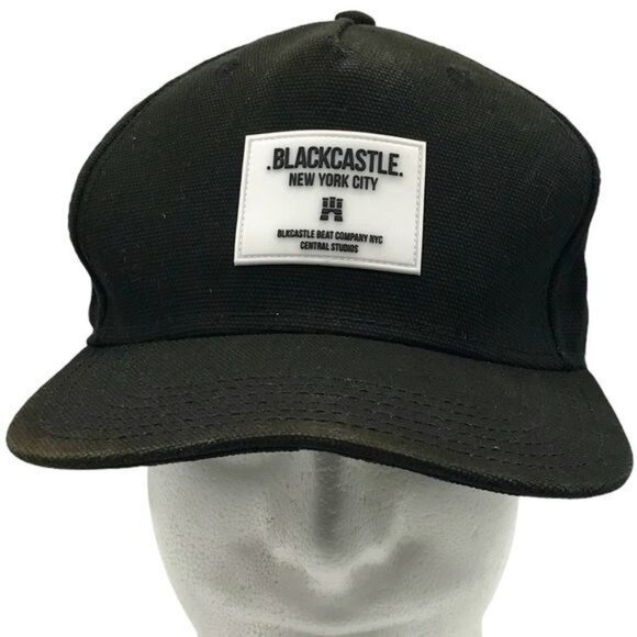 Among Equals Cotton On Blackcastle Snap Back Cap Hat Black Snapback Adjustable - Picture 1 of 10